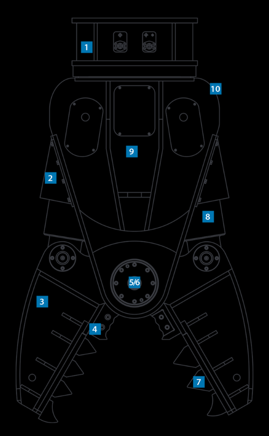 excavadora con martillo hidraulico rendimiento